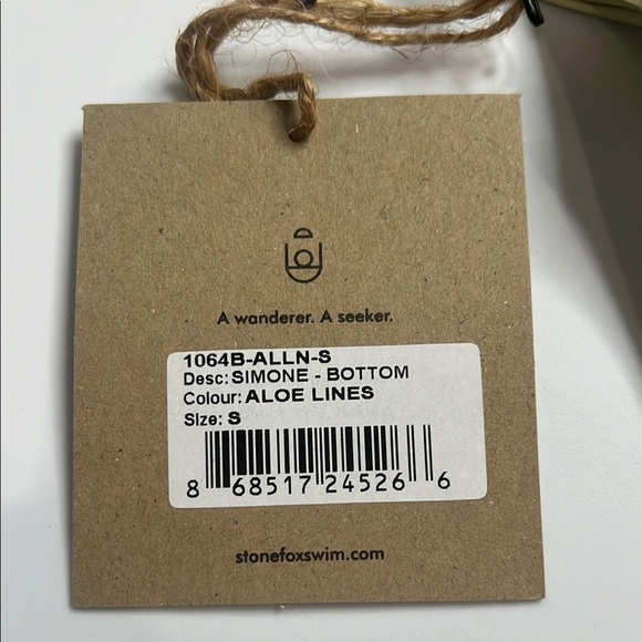 Stone Fox Swim Bikini Bottom Simone Small - Picture 6 of 6